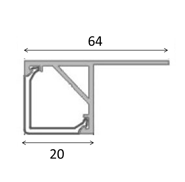 Step and Wall Profile 1 Metre