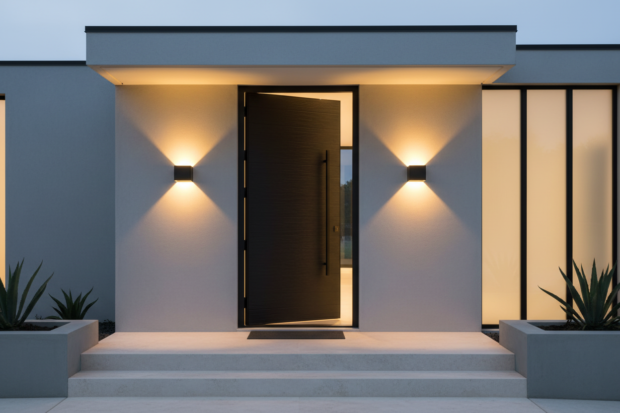 LED-Würfel-Wandleuchte