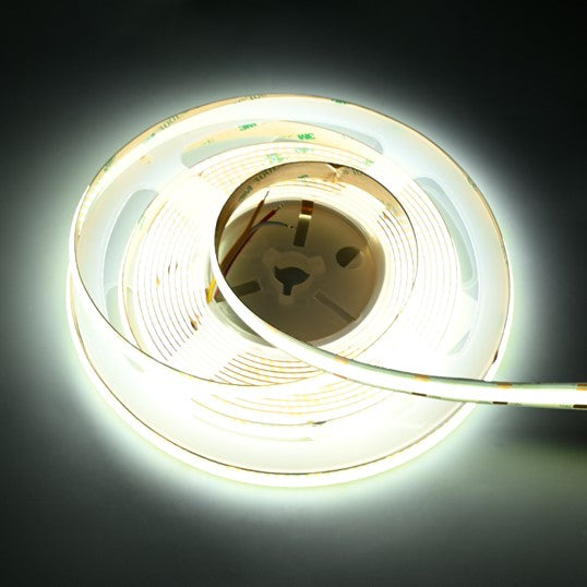 24V Professional COB Spotless CCT LED Strip Light, 14W/m, 2700~6500K CCT Tuneable , 5 Metre Reel