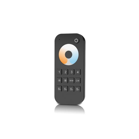 LED 12-24V DC Dimming/CCT Controller V2 + 4 Zone Remote Control RT7