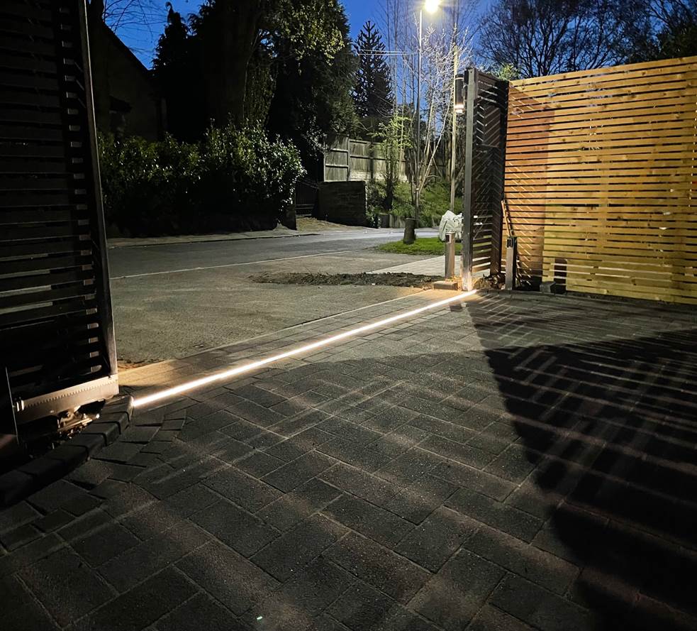 LED Driveway - Block Paving