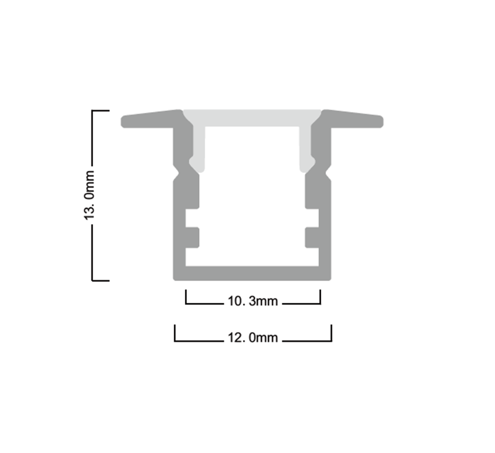 LED Furniture Trim Profile