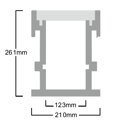 LED Walkover lighting kit Cool White 5m