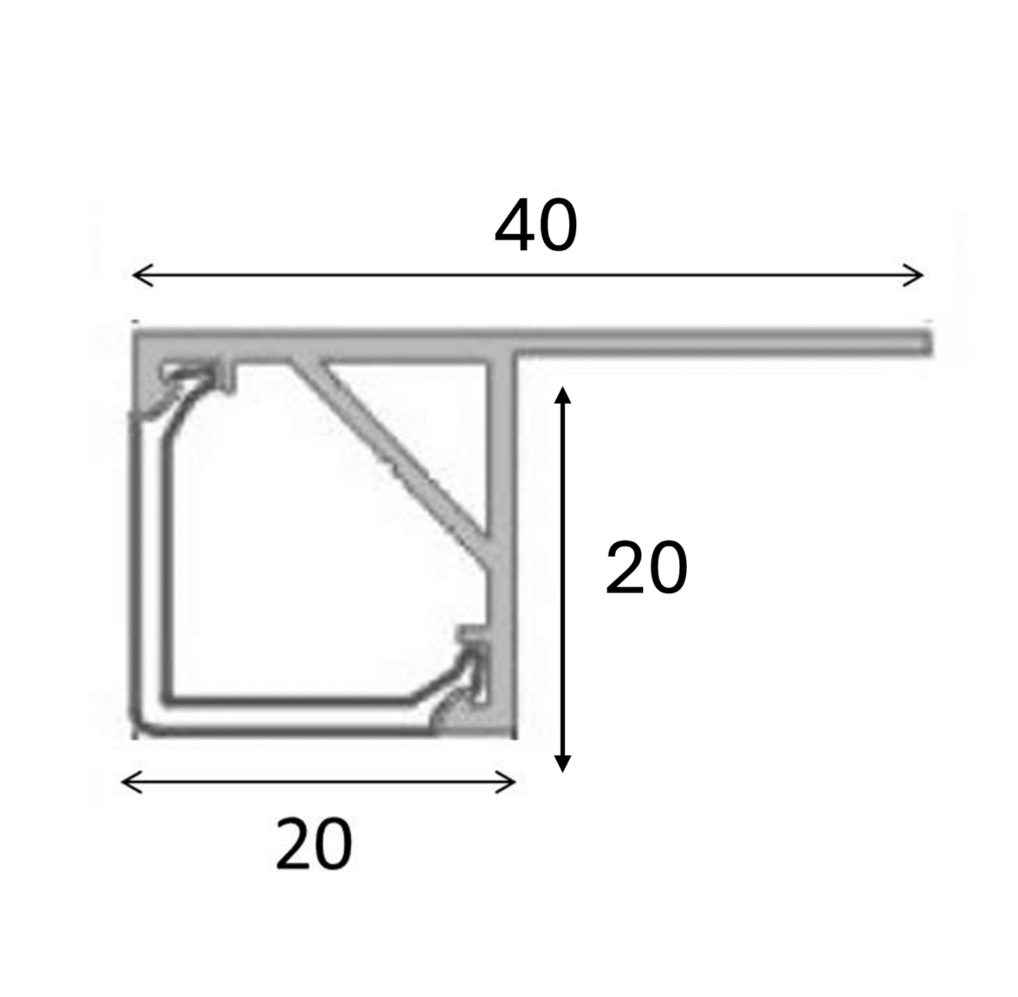 Step and Wall Profile 1 Metre