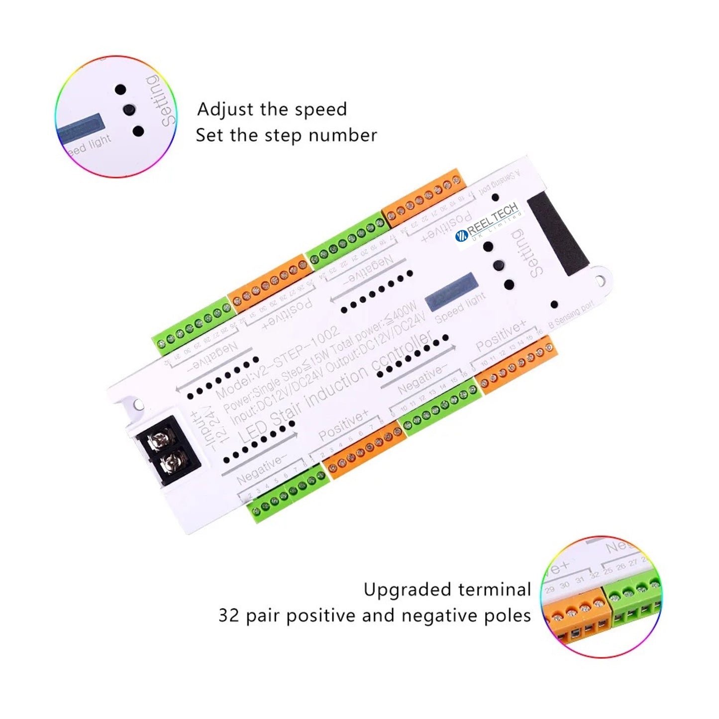 LED Stair Lighting Controller – Smart Motion‑Activated Step Lighting