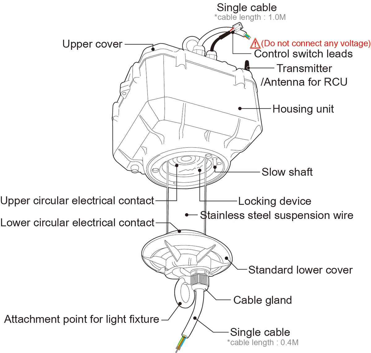 Chandelier Hoist 85KG - 7m