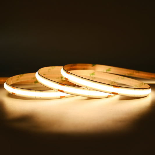 LED Warm white COB Strip 12v