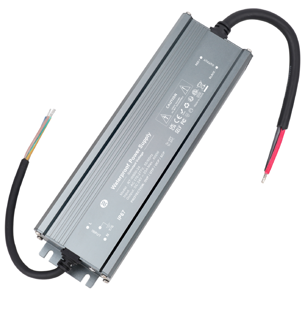 Union Led Drive 600 Watt 24v LED Driver IP67 – REEL TECH Direct