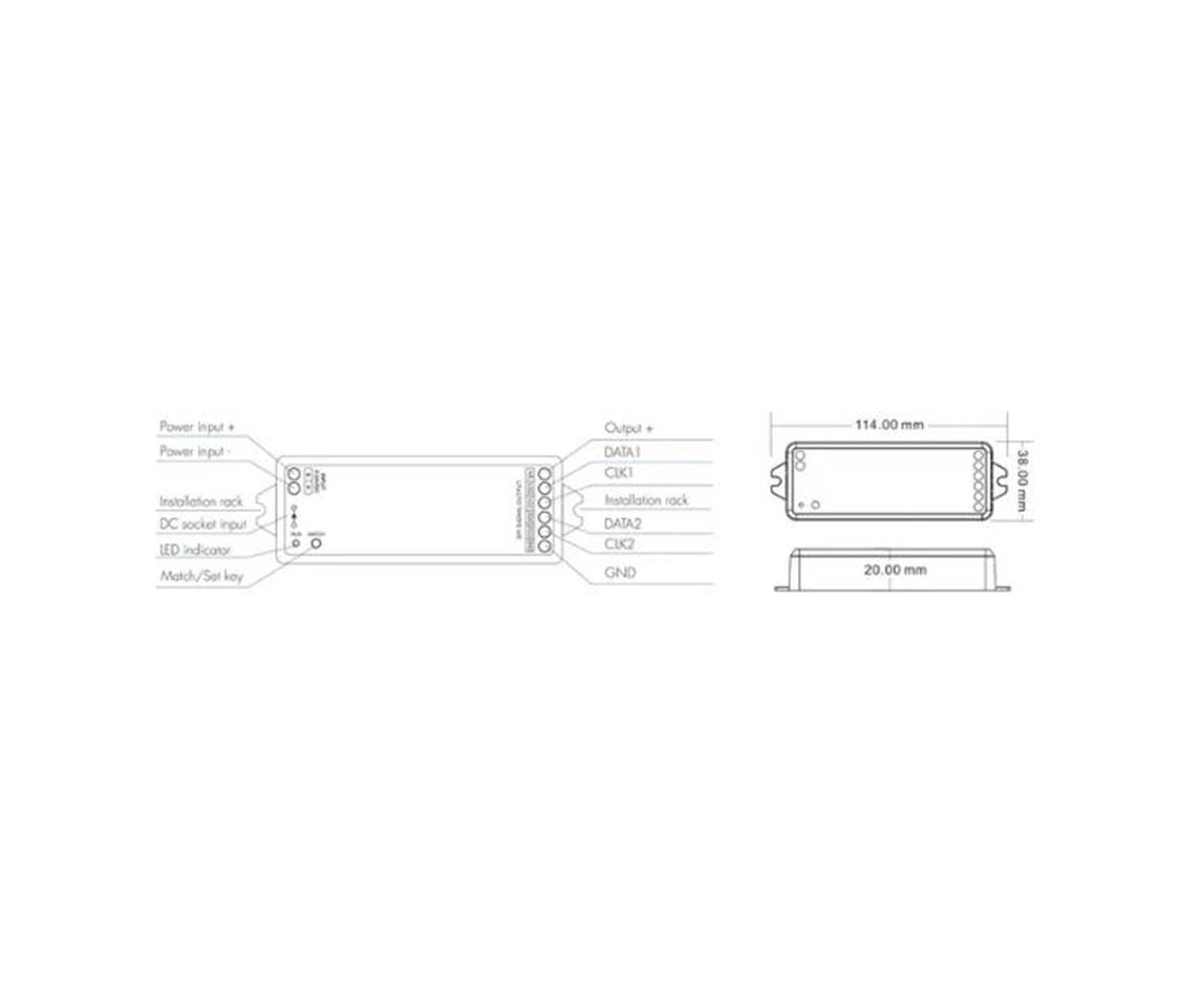 RGB RGBW Digital Pixel LED Smart Controller