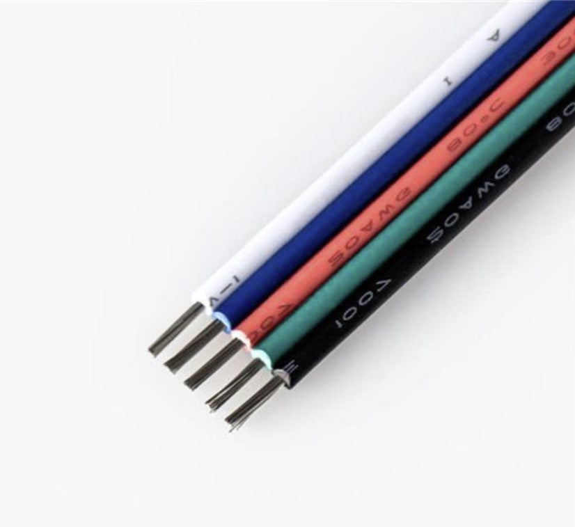 LED RGBW 5 Core Ribbon Cable