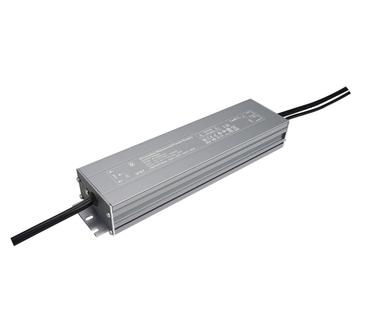 24v 60 Watt LED Driver Constant voltage Dimmable IP67