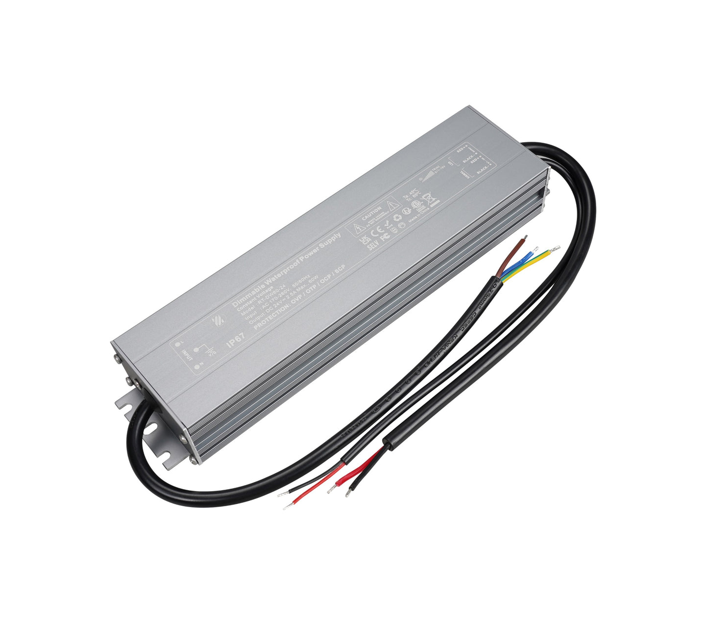 24v 60 Watt LED Driver Constant voltage Dimmable IP67