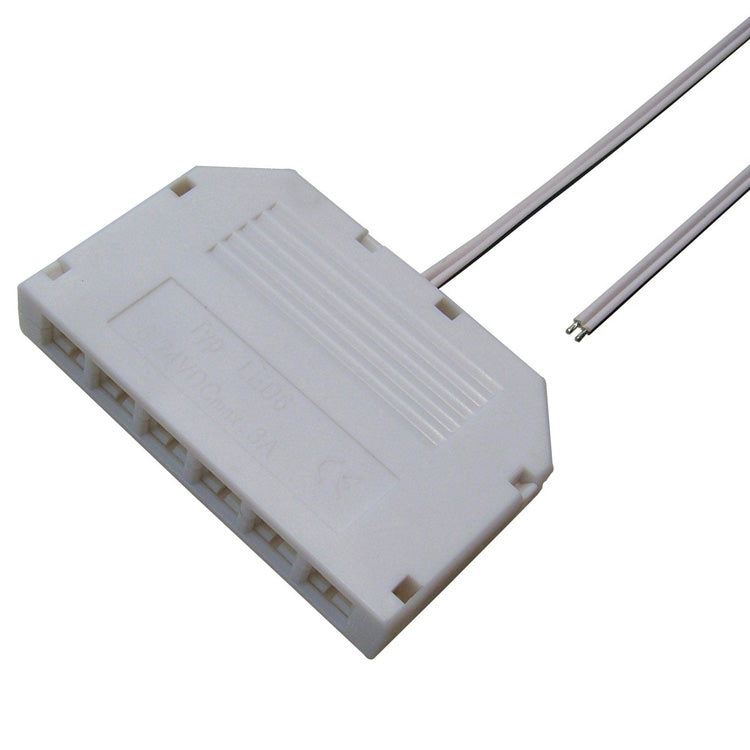 LED 6 way distribution block