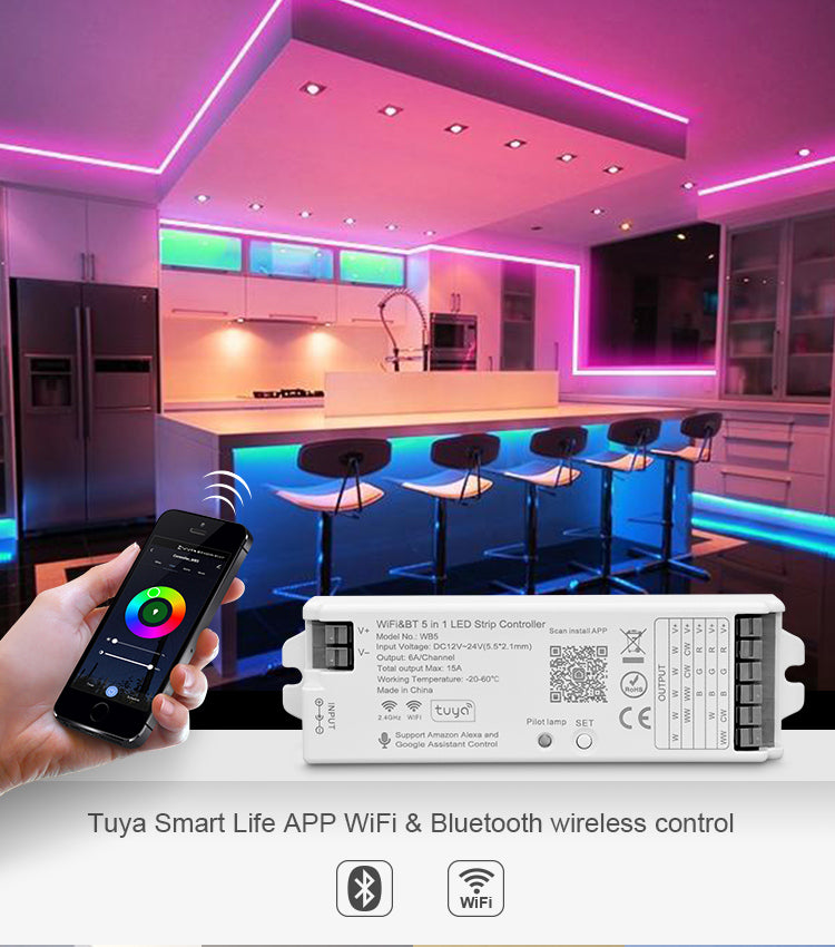 5 in 1 LED Smart Controller